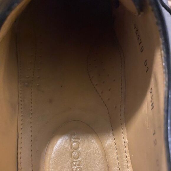 Brass Boot Eastman Black Leather Lace up Oxford, size 9 1/2M main image 8